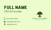 Tree Plant Agriculture Business Card Image Preview