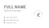 Fun Designer Studio Lettermark Business Card Image Preview