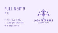 Wellness Acupuncture Needle Business Card Image Preview
