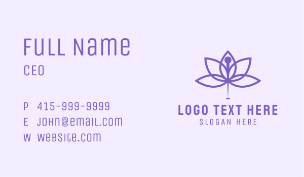 Wellness Acupuncture Needle Business Card Design Image Preview