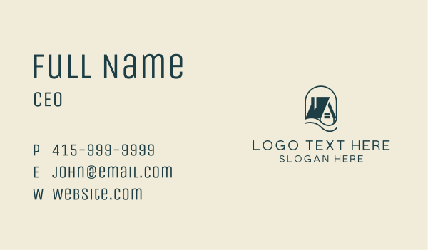 House Developer Roofing Business Card Design Image Preview