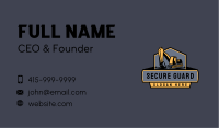 Excavator Industrial Equipment Business Card Image Preview
