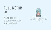 Arabic Palace Landmark  Business Card Image Preview