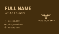 Moose Antler Wildlife Business Card Image Preview