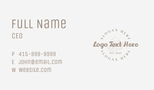 Floral Knight Wordmark Business Card Design Image Preview