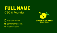 Organic Lemon Extract Business Card Image Preview