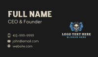 Smoking Skull Gamer Business Card Image Preview