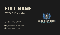 Smoking Skull Gamer Business Card Preview