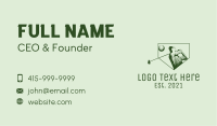 Minimalist Golf Player Business Card Image Preview