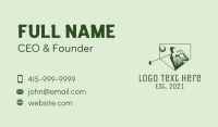 Minimalist Golf Player Business Card Image Preview