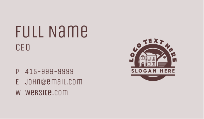 Home Property Roofing Business Card Image Preview