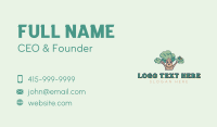 Feminine Tree Garden Business Card Preview