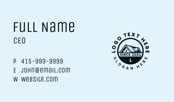 Roof Renovation Roofing Business Card Design Image Preview