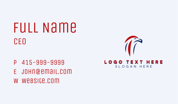 Eagle Animal Letter T Business Card Design Image Preview