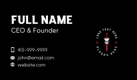 Sword Skull Weapon Business Card Design