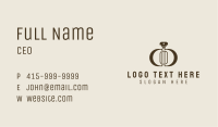 Luxury elegant perfume logo inspiration and business card design