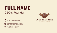 Barbarian Prehistoric Caveman Business Card Preview