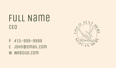 Shovel Plant Gardening Business Card Image Preview
