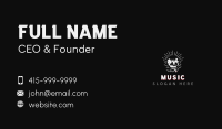 Cigarette Smoking Skull Business Card Image Preview