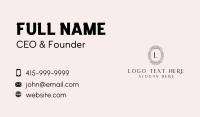 Decorative Boutique Hotel Business Card Preview