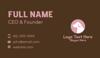 Labrador Vet Silhouette Business Card Design