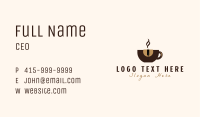 Piano Coffee Shop  Business Card Image Preview