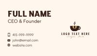 Piano Coffee Shop  Business Card Image Preview