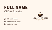 Piano Coffee Shop  Business Card Preview