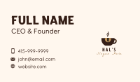 Piano Coffee Shop  Business Card Image Preview