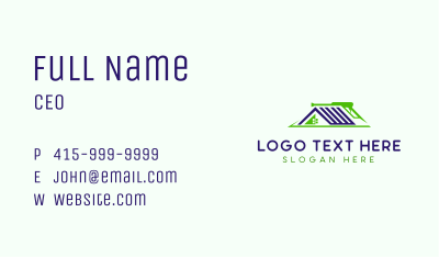 Power Wash Roof Business Card Image Preview