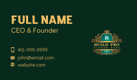 Garden Shield Crown Business Card Image Preview