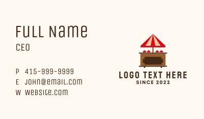 Meal Food Cart Business Card Image Preview