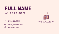 Kitchen Condiments Bottle Business Card Preview