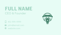 Gardener Lawn Mower Grass Cutting Business Card Preview