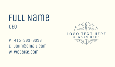 Needle Thread Boutique Business Card Image Preview