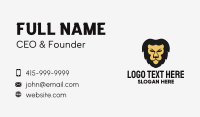 Zoo Lion Business Card Preview