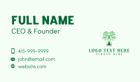 Holistic Meditation Tree Business Card Image Preview