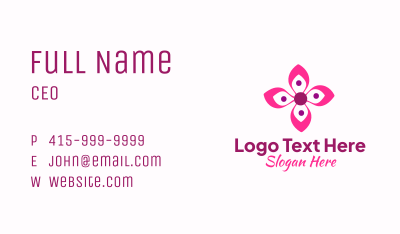 Minimalist Flower Boutique Business Card Image Preview