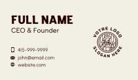 Circle Hipster Builder Business Card Image Preview