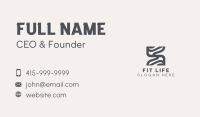 Architectural Firm Letter S Business Card Image Preview