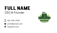 Agriculture Mountain Tractor Business Card Image Preview