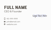 Graffiti Overlap Wordmark Business Card Image Preview