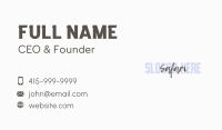 Graffiti Overlap Wordmark Business Card Image Preview