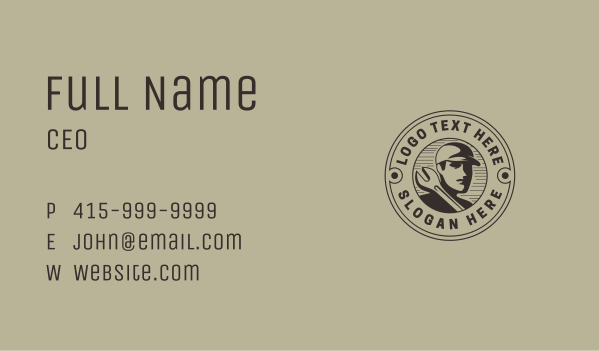 Mechanic Wrench Repairman  Business Card Design Image Preview