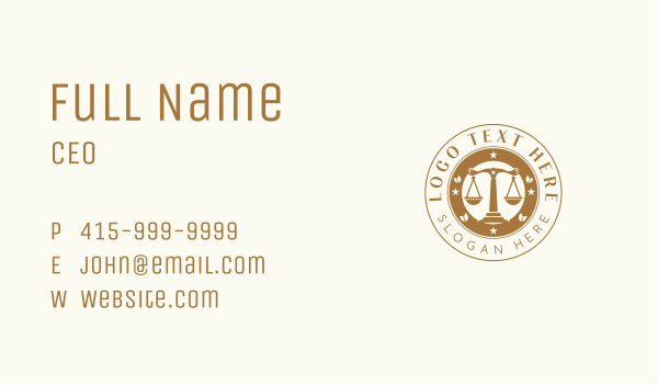 Legal Justice Scale Lawyer Business Card Design Image Preview