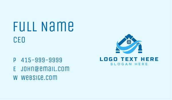 House Plumbing Pipe Business Card Design Image Preview