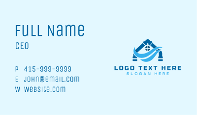 House Plumbing Pipe Business Card Image Preview