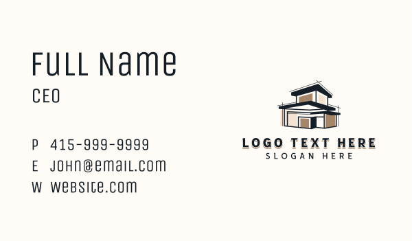 Architect Design Firm Business Card Design Image Preview