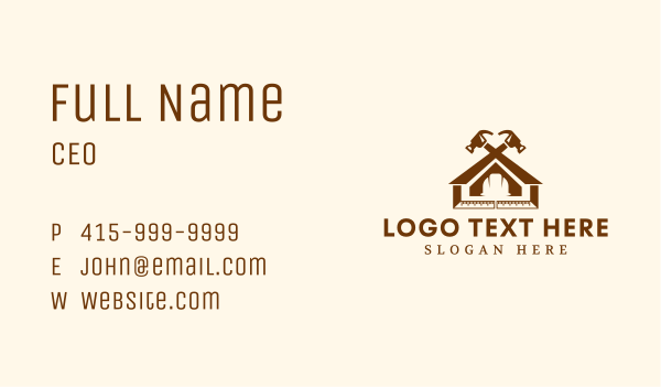 Home Builder Construction Business Card Design Image Preview