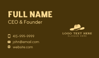 Cowboy Fashion Hat Business Card Preview